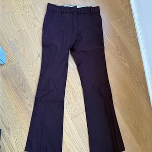 FRAME burgundy pants. Le boot crop